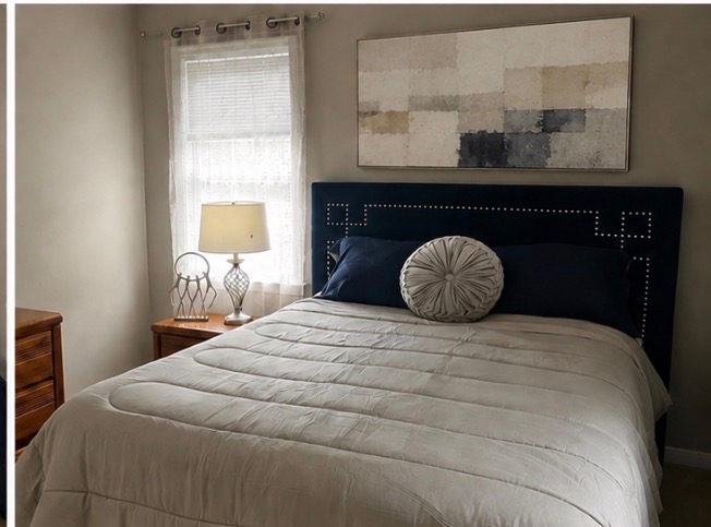 Shared bedroom inside the home